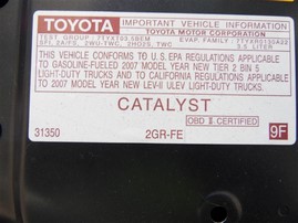 2007 Toyota Rav4 Sport Gray 3.5L AT 2WD #Z21624